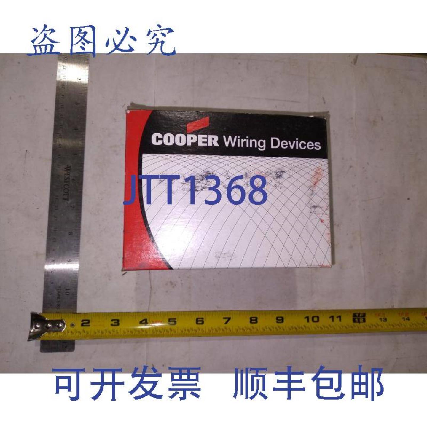 供应Cooper 接线设备 817LA-BOX 浅杏仁色单插座 2 极 3 线 1