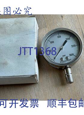 供应阿什克罗夫特 DURALIFE 25-1009SW-02L 压力表 2-12 英