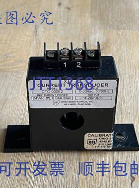 供应OHIO SEMITRONICS CTC-030E2 电流传感器输出 4-20Adc 输