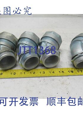 供应OZ Gedney 1-12 英寸可锻铸铁 45 度防水连接器2 个装