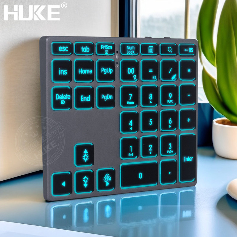 虎克数字小键盘mac无线C口充电金属笔记本平板台式机手机