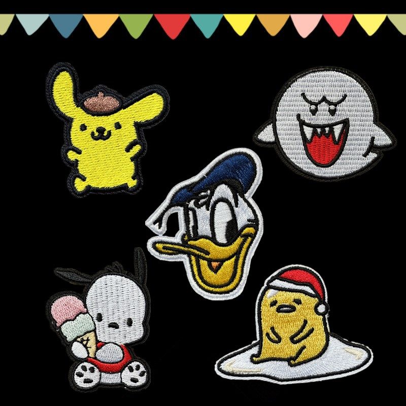 自粘款卡通刺绣玉桂狗动物布贴帽衣服包包羽绒服补丁贴修补贴diy,居家布艺,布贴,淘宝优惠券,粉丝福利购,淘宝优惠卷