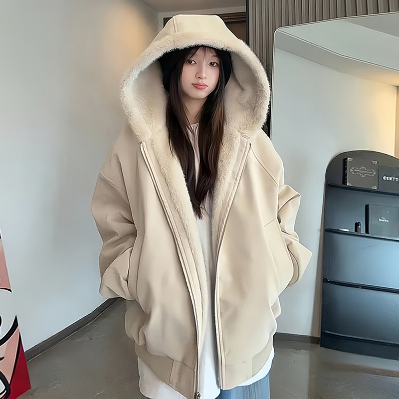 荔枝纹皮座山雕外套男女款冬季