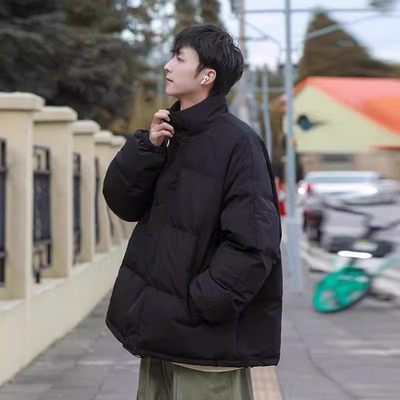 羽绒棉服男款2024冬季新款潮牌加厚修身短款外套美式宽松棉衣袄子