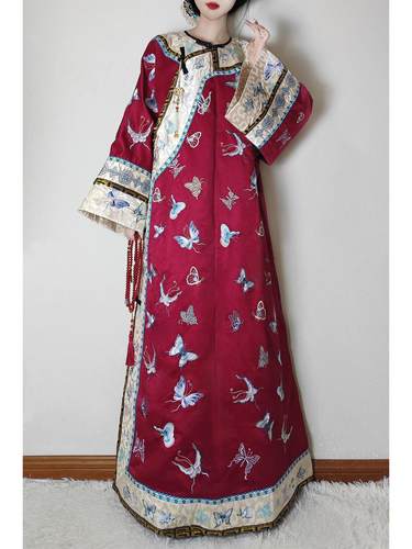 柒小乔清代服饰重工刺绣