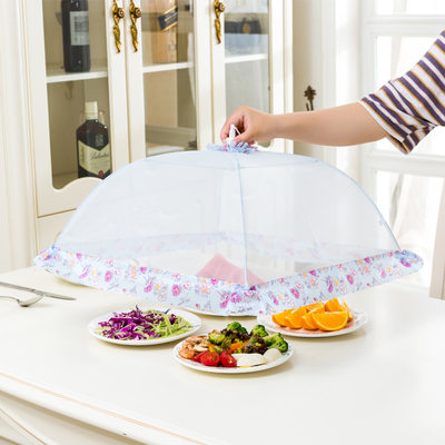 引流款正方形加密网纱可折叠防尘盖菜罩防苍蝇饭菜罩家用饭菜罩子