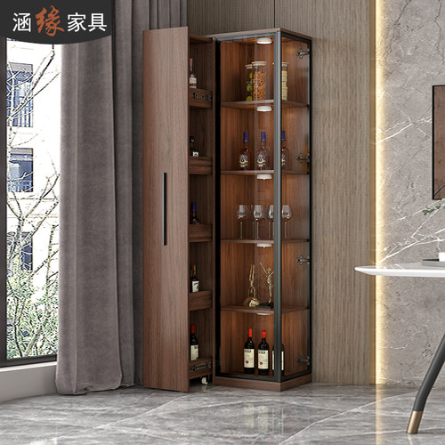 转角酒柜餐边柜客厅靠墙展示柜