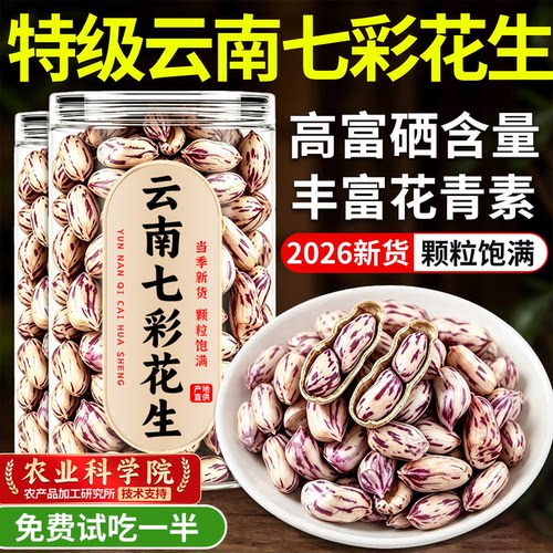 【农科院】特级七彩花生云南特产