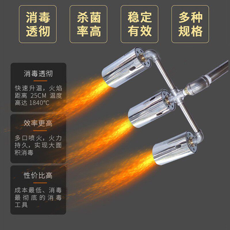 火焰消毒枪养殖场猪场专用高温液化煤气喷火枪杀菌防水除草2头4头