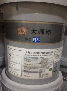 大师芬美内墙乳胶漆抗裂净味环保涂料附着力强耐擦洗墙面漆 18升