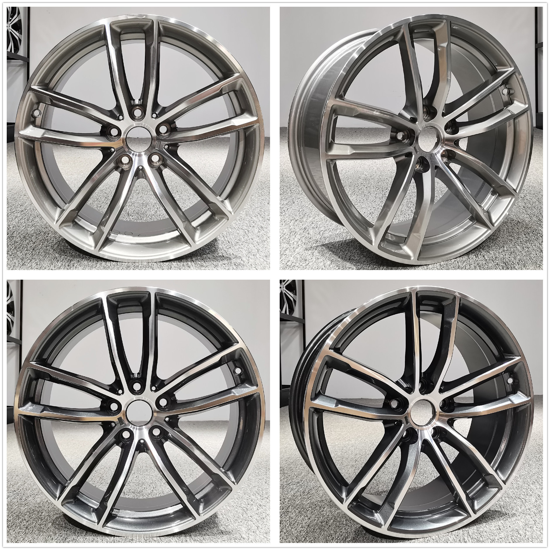 18寸适用于宝马新款5系535 3系 I3 I4 I5 X1 X3铝合金轮毂HP3003
