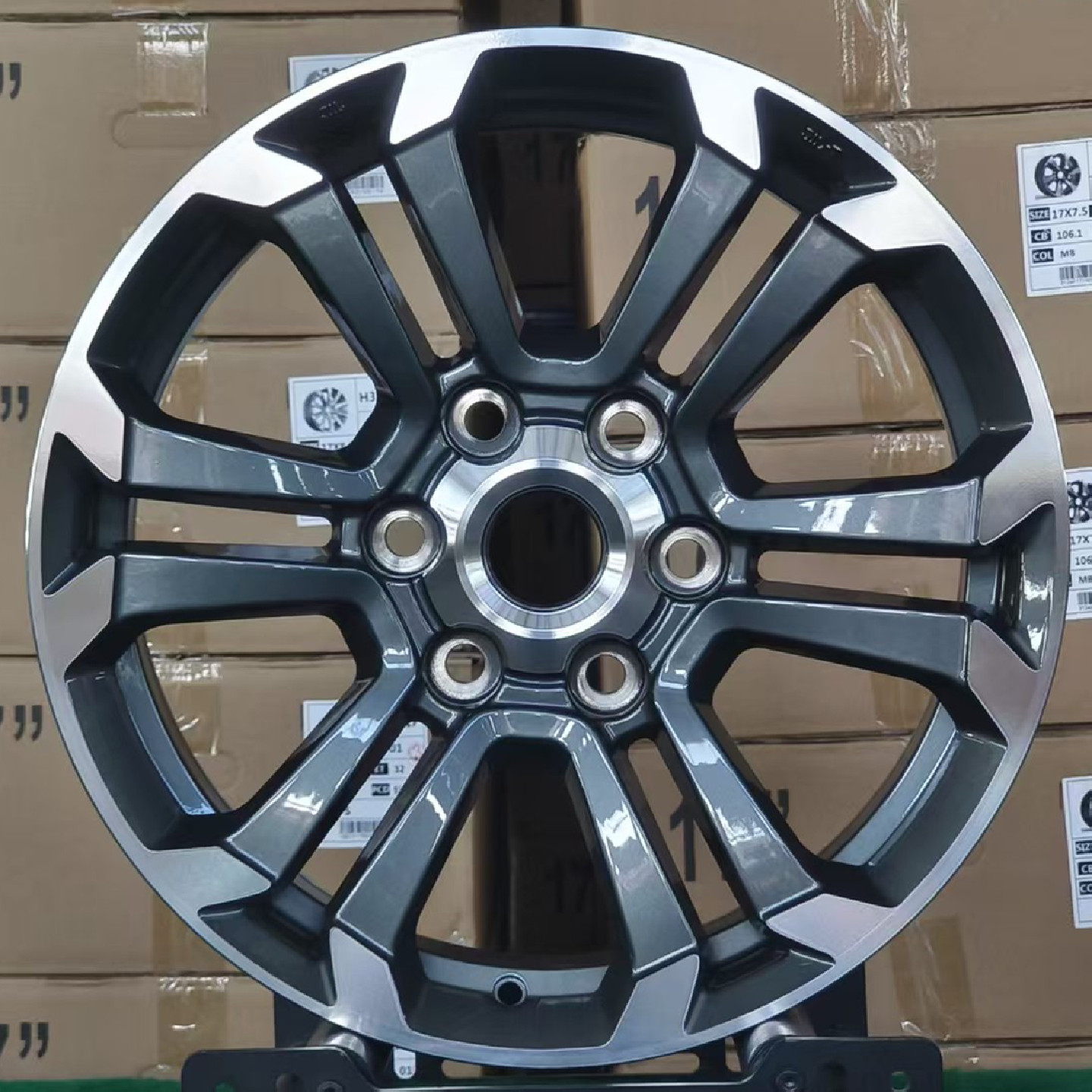 17寸18寸适用于三菱LC200轮毂17x7 18x7.5 6X139.7 67.1轮毂H3259