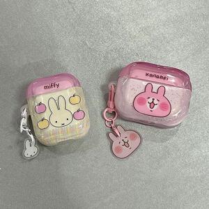 可爱米菲兔适用airpods4代蓝牙保护壳airpodPro2苹果耳机保护套套