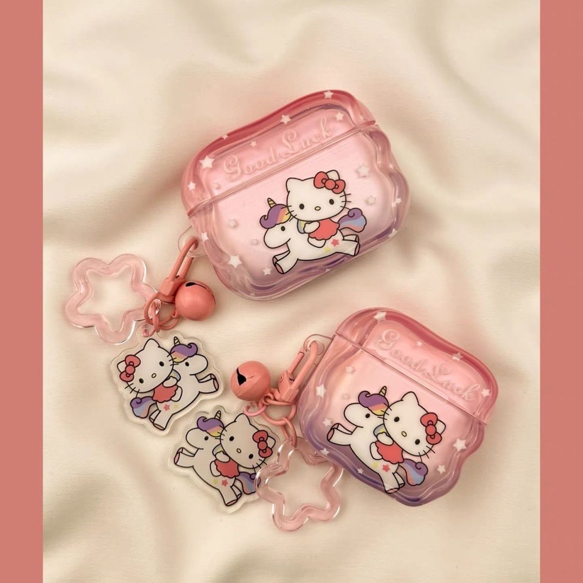 独角兽凯蒂猫适用airpods耳机壳