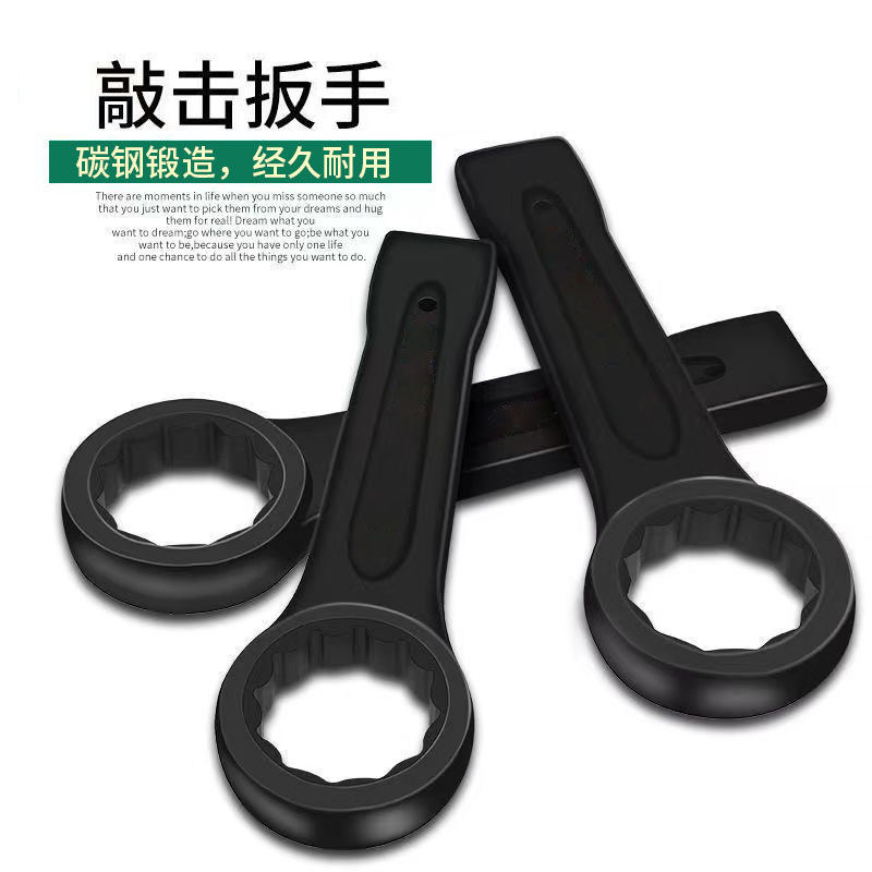 重型敲击扳手梅花工业级单头敲打扳手打击扳手梅花扳手46 50 55,五金/工具,梅花扳手,淘宝优惠券,粉丝福利购,淘宝优惠卷