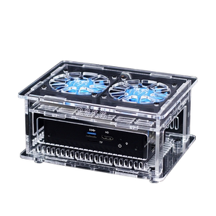 R86S多网口迷你主机散热器N5105 2.5G网口万兆光口软路由散热风扇