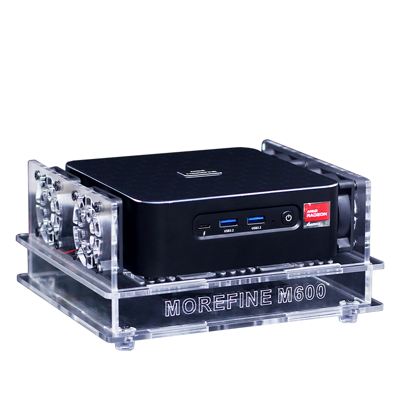 摩方M8M9M600迷你电脑散热器 锐龙R7R9 6900HX迷你小主机散热风扇