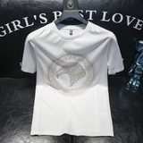 2025夏季新款丝光棉短袖T恤QT60665002P65，男装T恤，钱塘6066（原711）