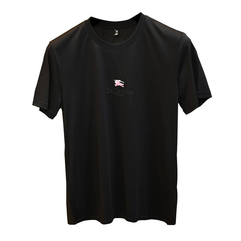 2025夏季新款丝光棉大码短袖T恤QT60665396P65M-6XL,男装T恤,钱塘6066（原711）