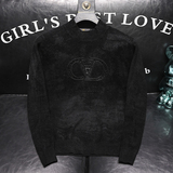 2025秋冬季新款男士毛衣天鹅绒针织羊毛衫QT60668199P120，男装针织衫/毛衣，钱塘6066（原711）