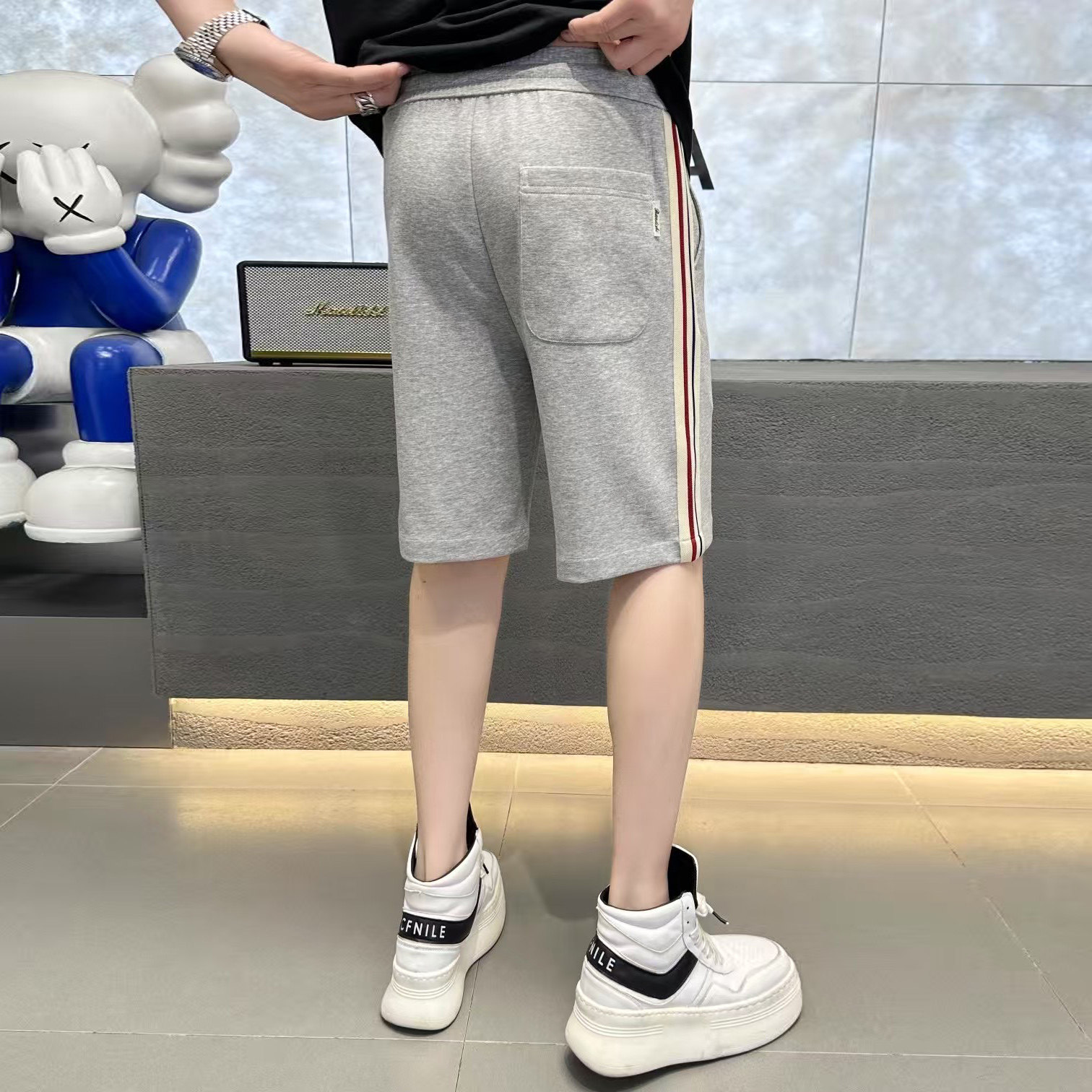 2025年夏季新款直筒宽松休闲裤QT6066A1025P90,男装休闲裤,钱塘6066（原711）