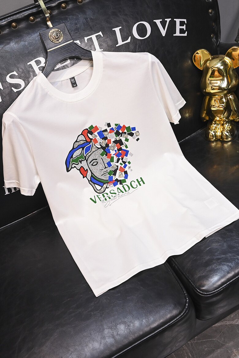 2025夏季新款丝光棉大码短袖T恤QT60665379P70M-6XL,男装T恤,钱塘6066（原711）