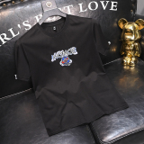 2025夏季新款丝光棉大码短袖T恤QT60665380P70M-6XL，男装T恤，钱塘6066（原711）