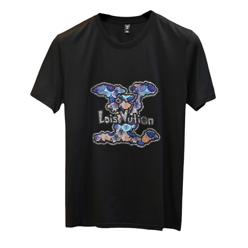 2025夏季新款丝光棉大码短袖T恤QT60665359P70M-6XL,男装T恤,钱塘6066（原711）