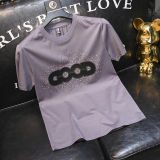 2025夏季新款丝光棉大码短袖T恤QT60665503P70M-6XL，男装T恤，钱塘6066（原711）