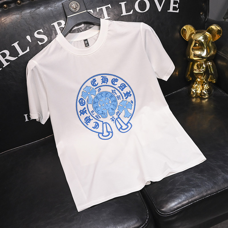 2025夏季新款丝光棉大码短袖T恤QT60665392P70M-6XL,男装T恤,钱塘6066（原711）