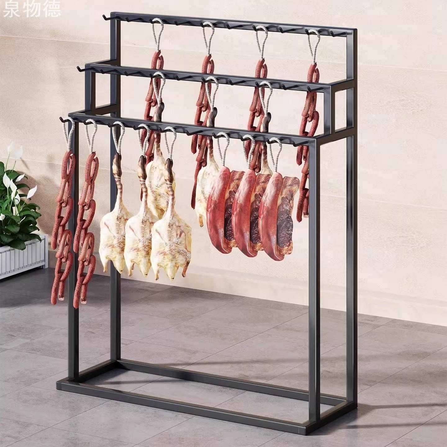 晾肉架腊肉香肠晾晒架子落地室外