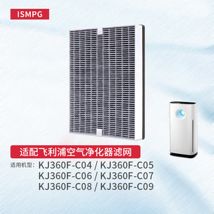 C06滤芯AP5566 C05 5056 C04 适配飞利浦空气净化器过滤网KJ360F