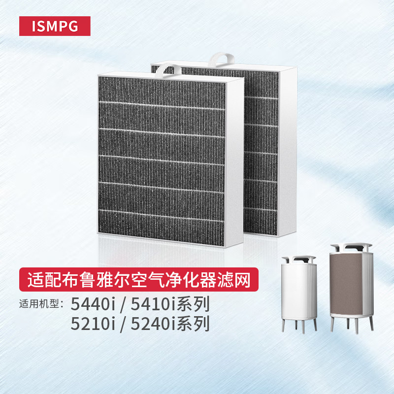 适配Blueair布鲁雅尔5400/5200滤网5440/5410i滤芯5240/5210i