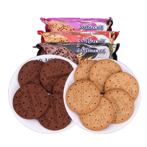 麦比客全麦饼干葡萄干味250g*3袋马来西亚进口粗粮消化代餐早餐