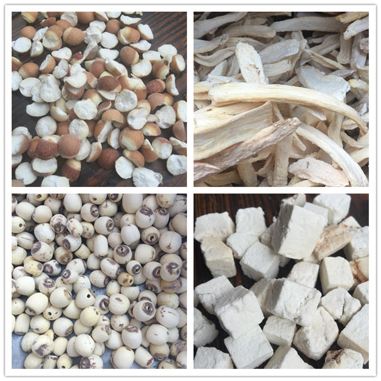 四神汤10包600g台湾儿童四臣汤滋补煲汤材料莲子茯苓山药芡实磨粉