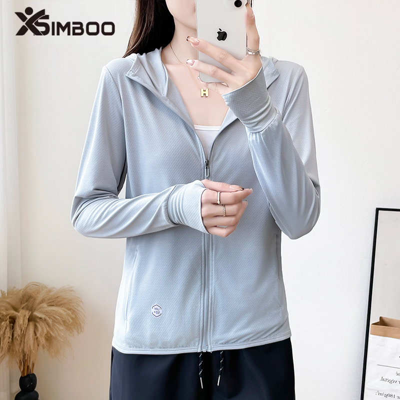 simboo防晒衣女防紫外线薄款外套