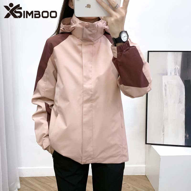 加厚抓绒滑雪服冲锋衣