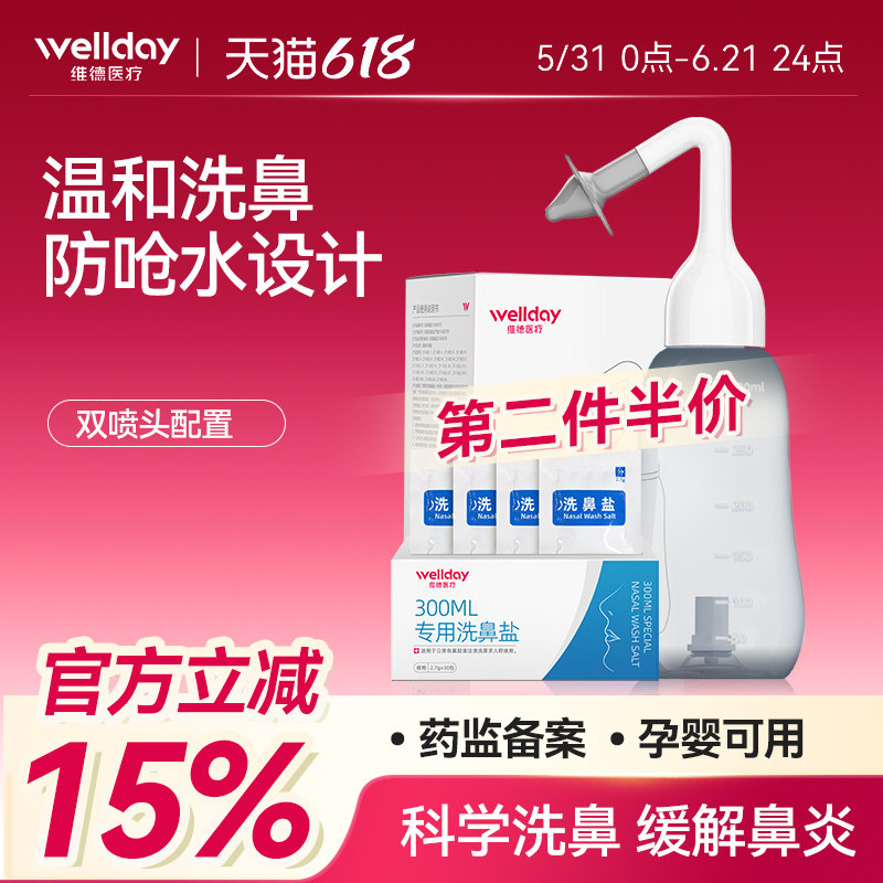 维德医疗鼻腔冲洗洗鼻器大人儿童
