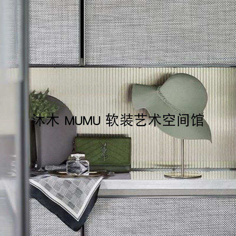 样板间玄关镂空柜子帽子软装饰品组合摆件道具轻奢绿色主题大牌风