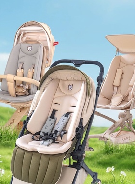 适用丸丫t6PLUS/Bebebus遛娃神器四季通用棉垫婴儿推车通用坐垫子