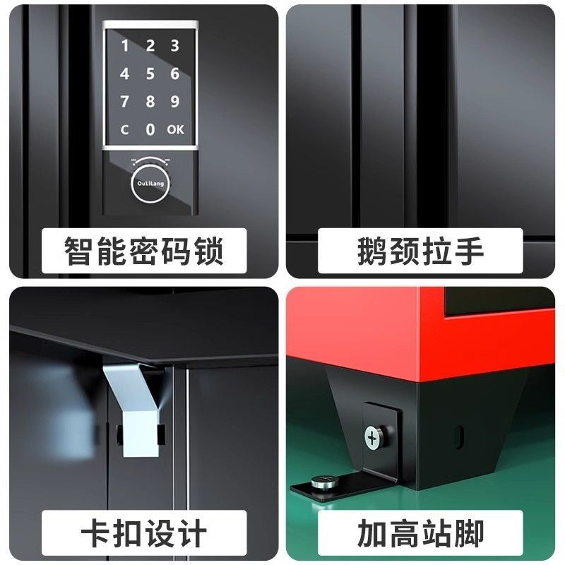 车位储物柜地下车l库停车场收纳柜重型五金工具柜子渔具杂物收纳