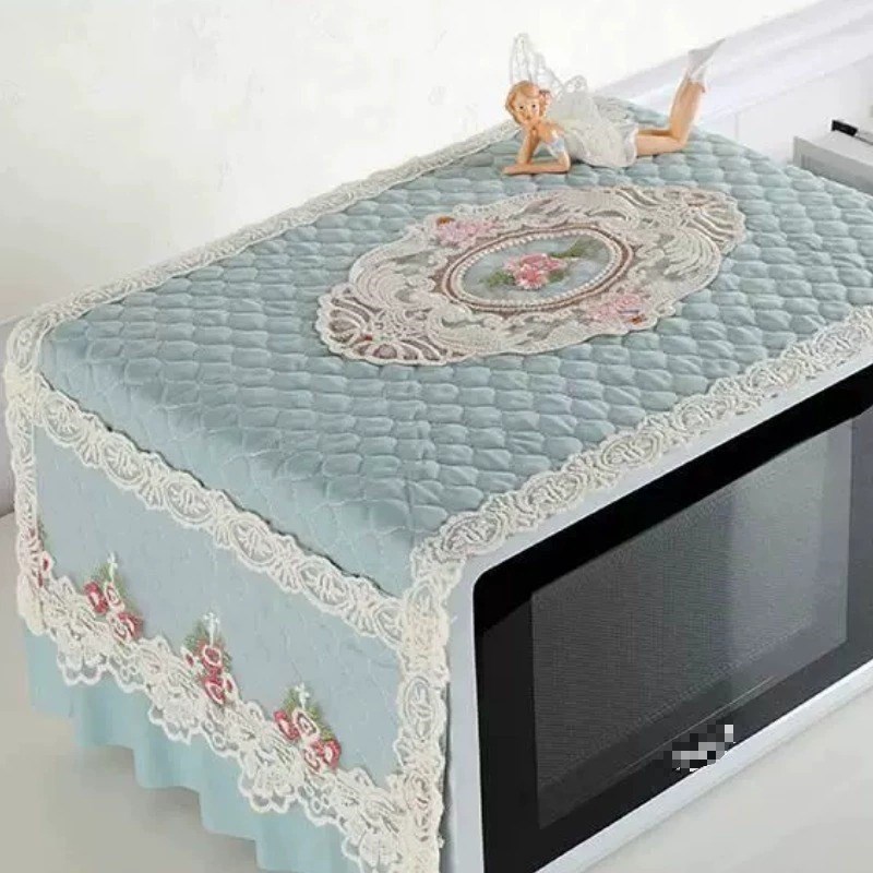 微波炉防尘罩家用厨房电饭v锅烤箱通用洗衣机布艺简约空气炸锅盖