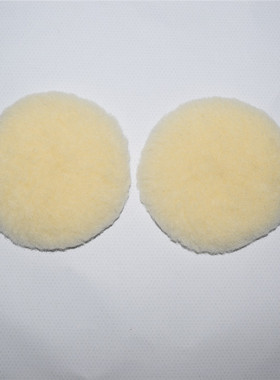 3M85099白色单面 3寸羊毛球打蜡抛光盘粗抛羊毛球85078长毛