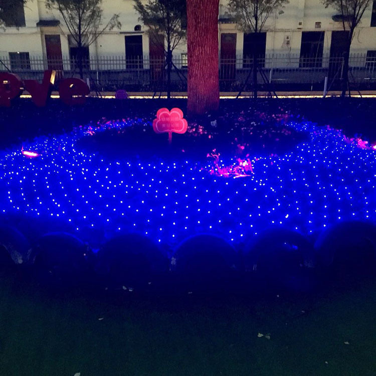 LED网灯渔网灯24V低压户外全防水满天星彩灯装饰灯节日婚庆网状灯