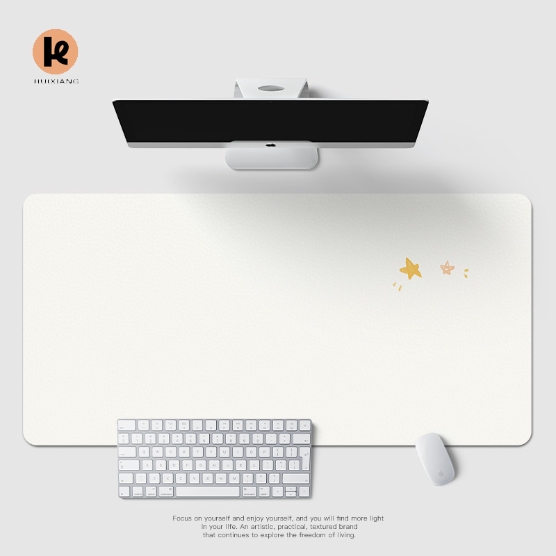 简约防水皮革鼠标桌垫