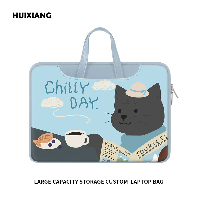休闲猫咪笔记本电脑包女士高级感