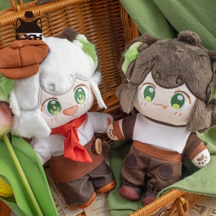 【香菜面包】预售 罗小黑战记棉花娃娃人形毛绒玩偶众生之门咖啡