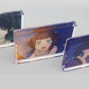 【香菜面包】预售 蓝溪镇厚亚克力摆件老君玄离无限麻将罗小