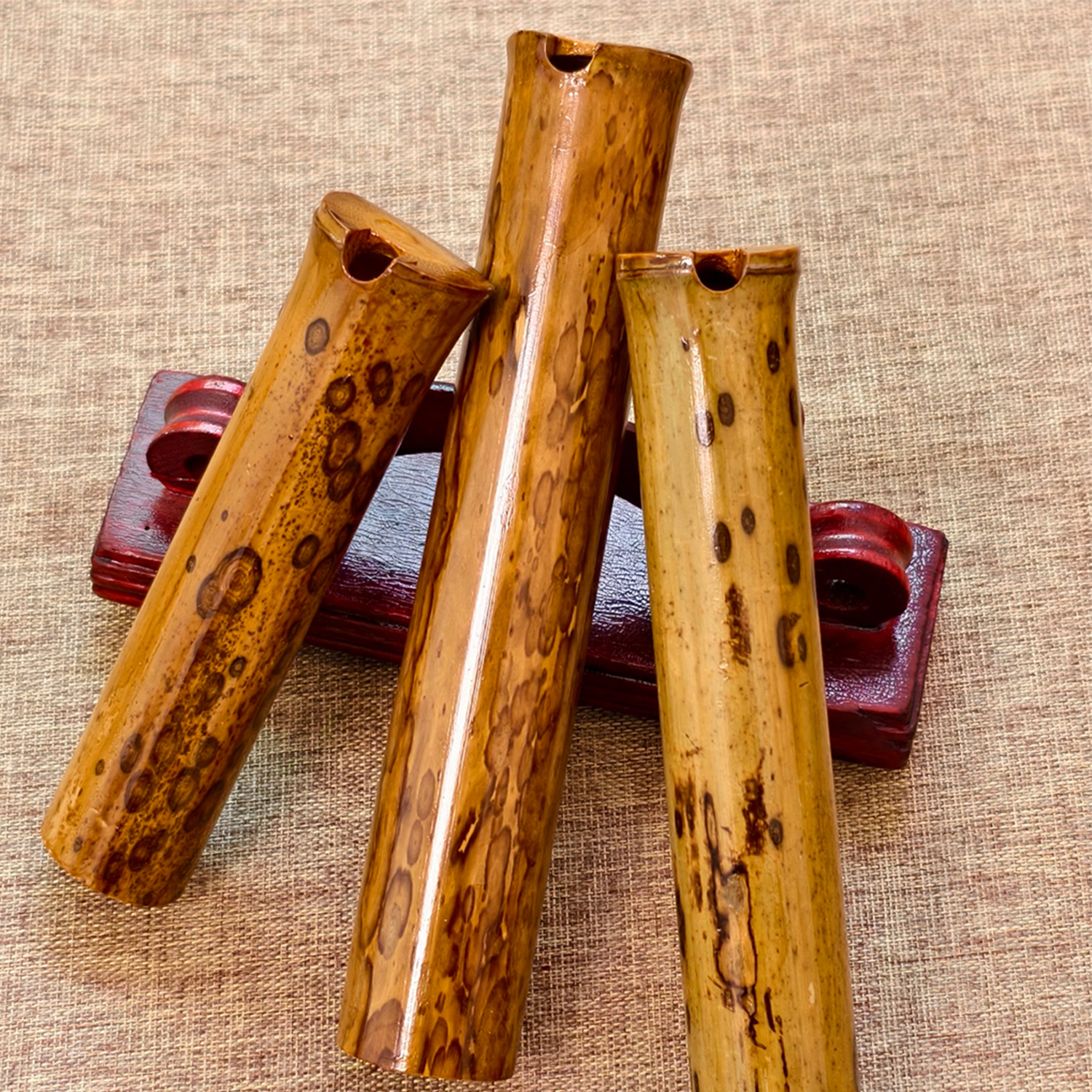 斑竹湘妃竹洞箫笛子口风练习器 易携带便练习