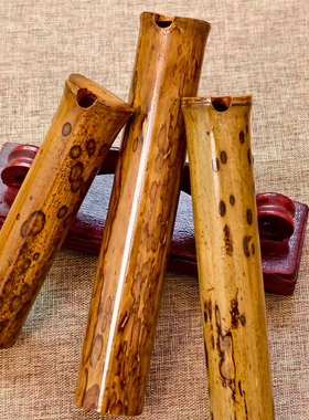 斑竹湘妃竹洞箫笛子口风练习器 易携带便练习